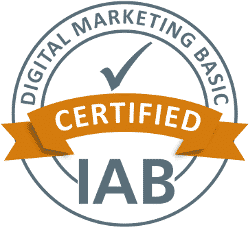 IAB-Siegel für den Lehrgang Digital Marketing Basic