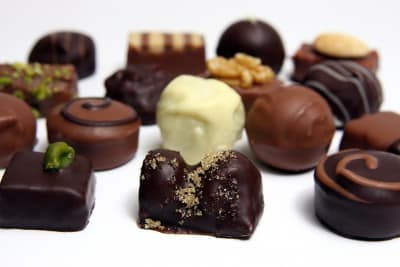 Contentcook_Pralinen als Symbol für Schokoladenhersteller Most